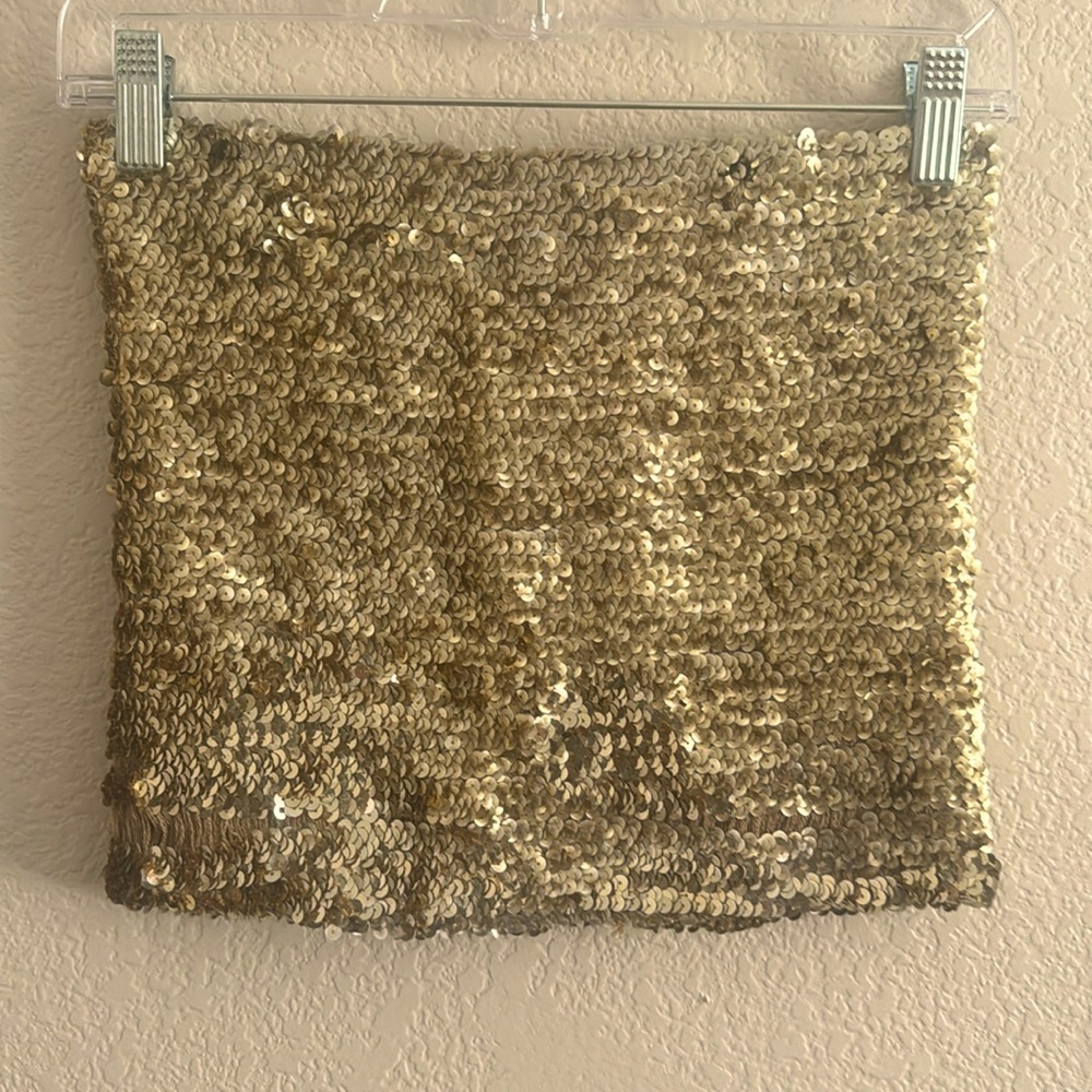 Sequin Tube Top